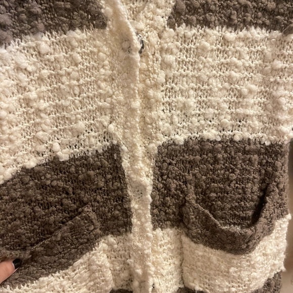 Free people Rugby striped Boucle Sweater - Picture 4 of 7